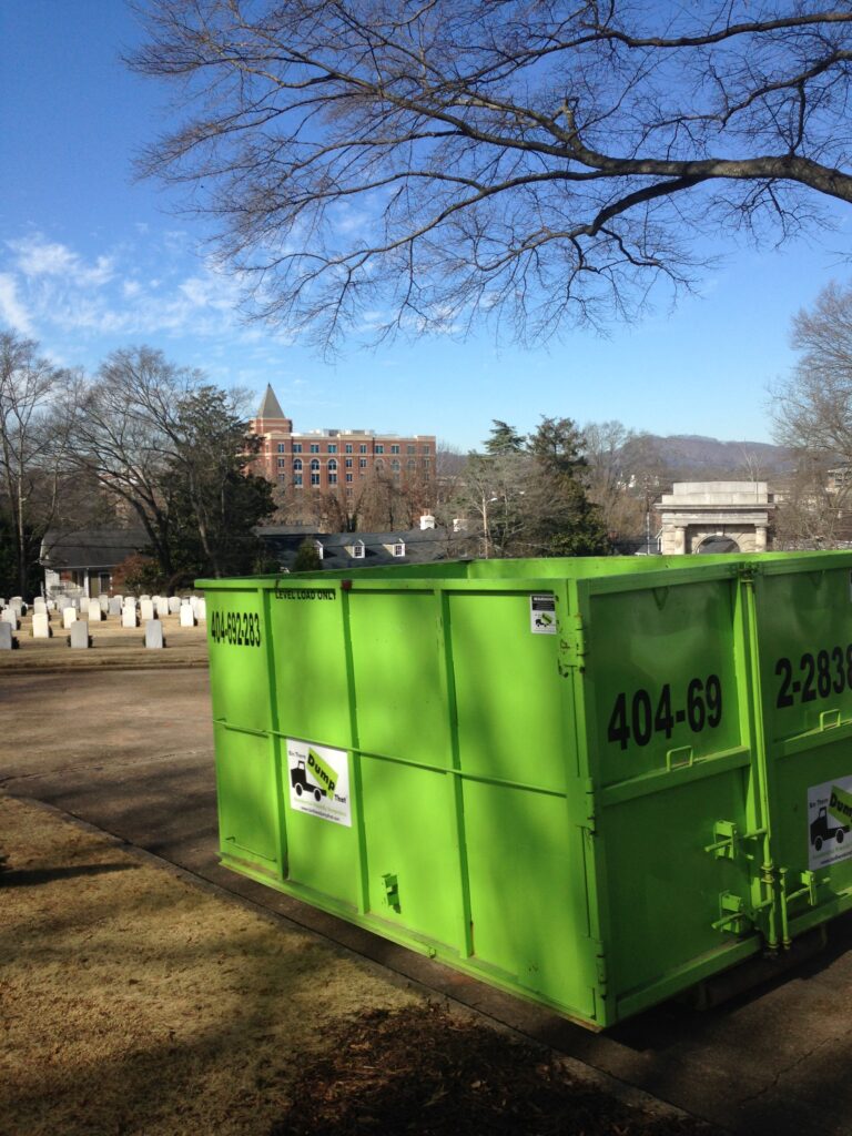 atlanta dumpster rental that needs a permit