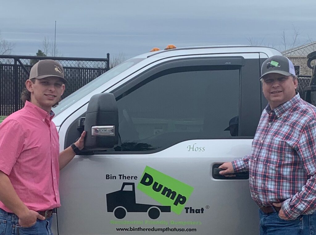 bin there dump that birmingham dumpster rental owners with roll-off truck