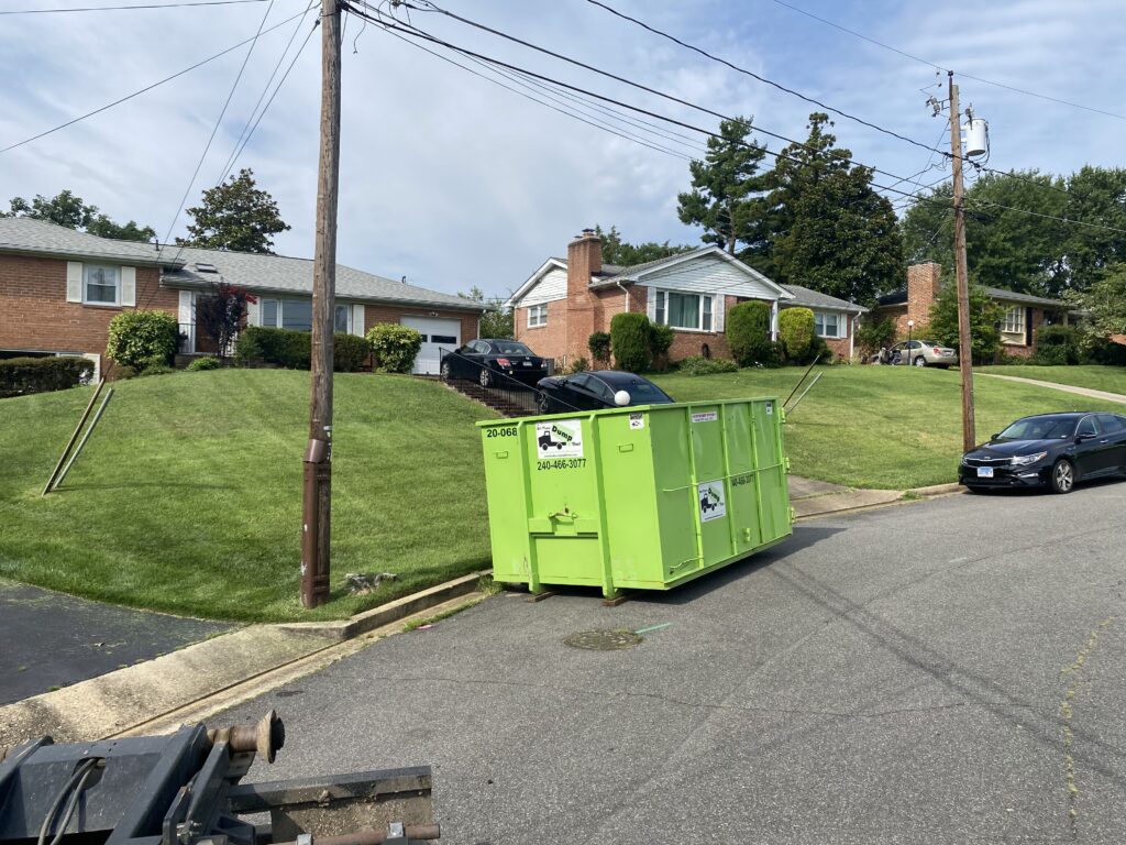 Residential Dumpster Rental in Capital Area Maryland