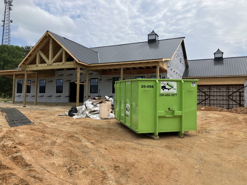 Construction Dumpster Rental in Capital Area Maryland
