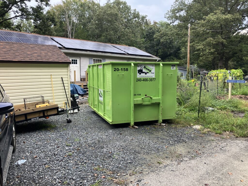 Junk Removal Dumpster Rental in Capital Area Maryand