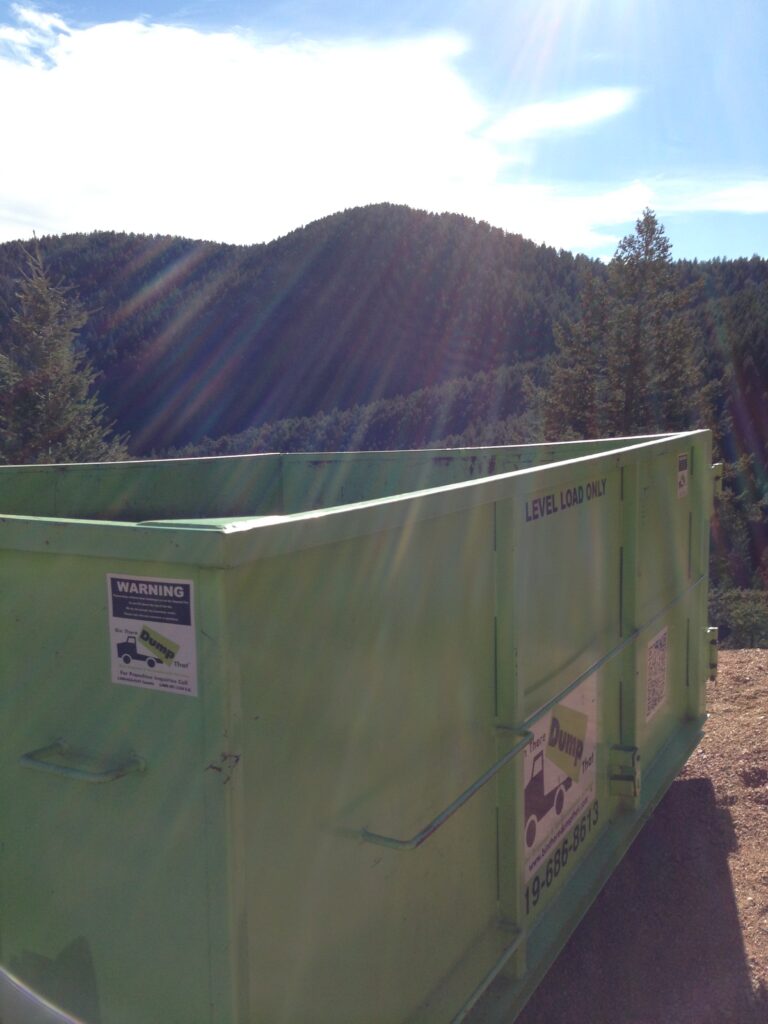 Yard Debris dumpster rental in Colorado Springs