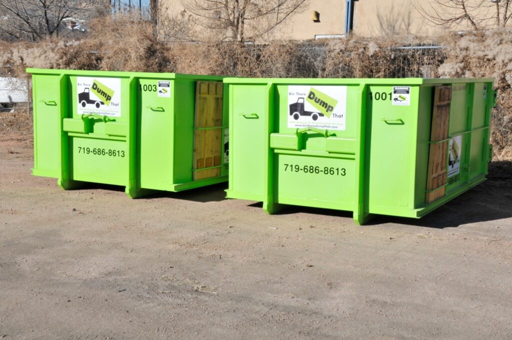 Commercial dumpster rental in Colorado springs