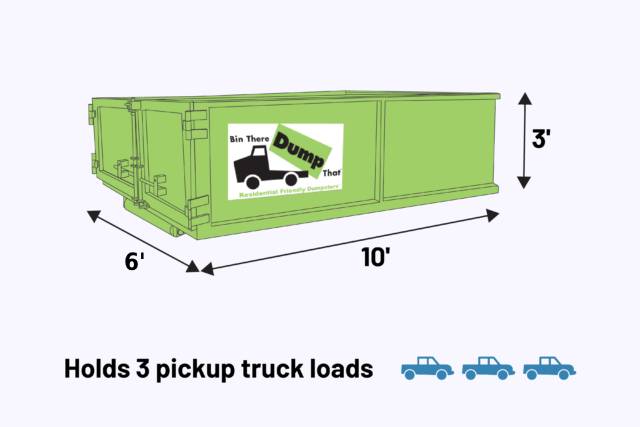 6 yard dumpster