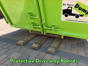 Protective Driveway Boards To Prevent Damage To Both Concrete & Paver Driveways