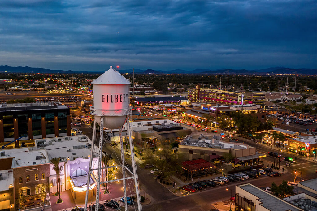 Gilbert Water Tower - Downtown Gilbert Arizona
