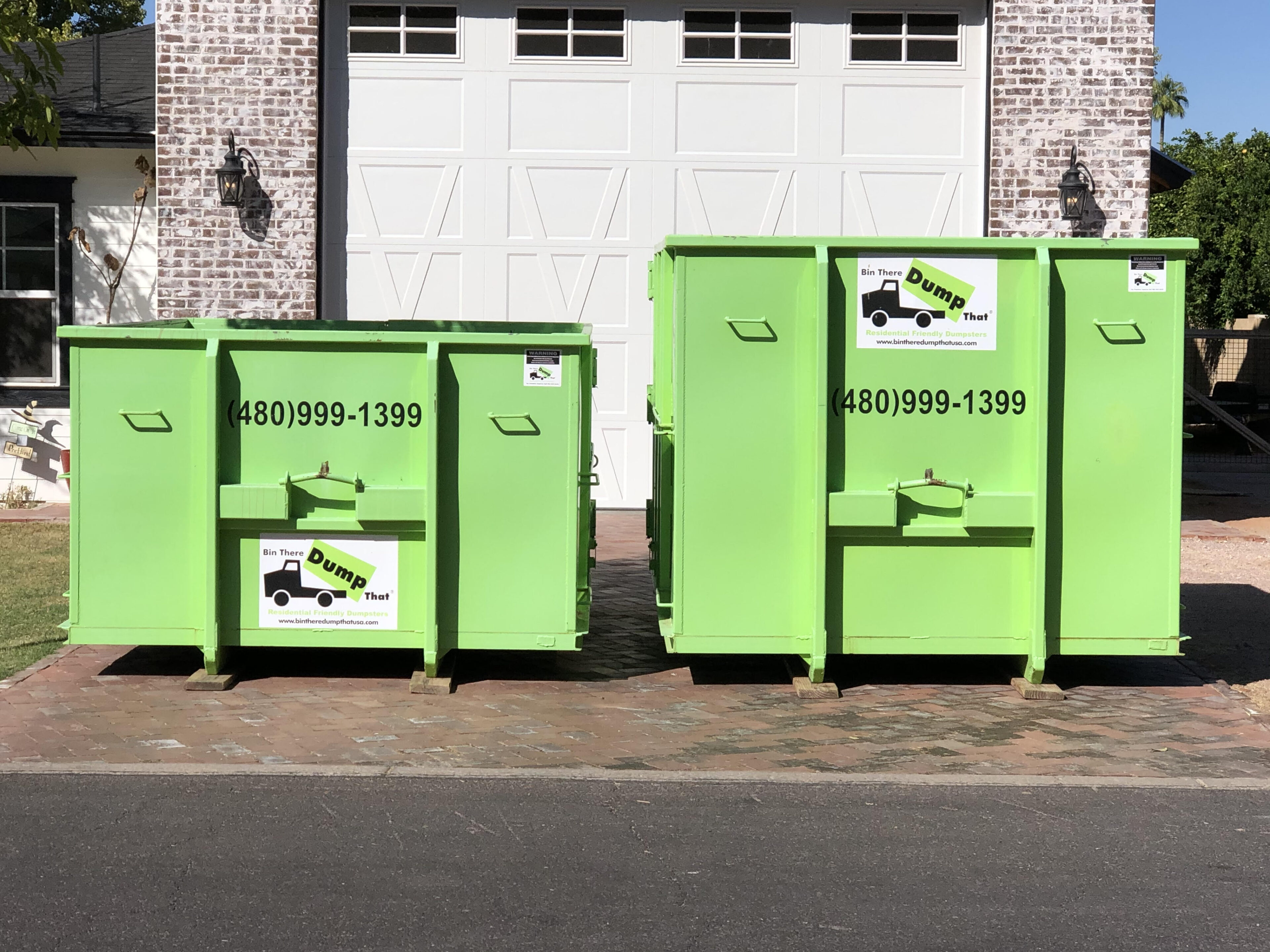 Bin There Dump That East Valley Dumpster Rentals