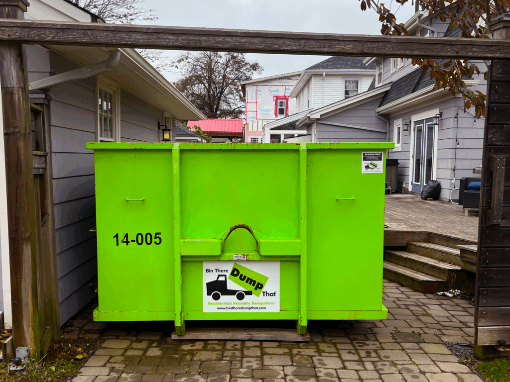 Bin rental in Halifax for residential yard waste disposal