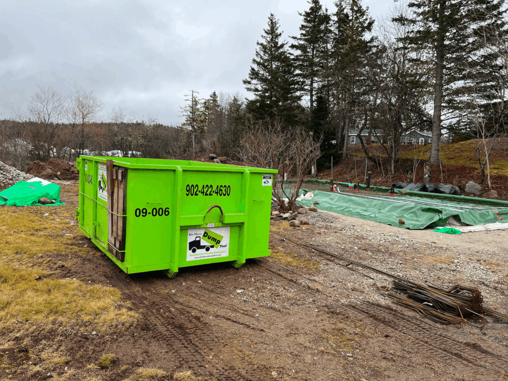 Bin rental in Halifax for residential yard waste disposal