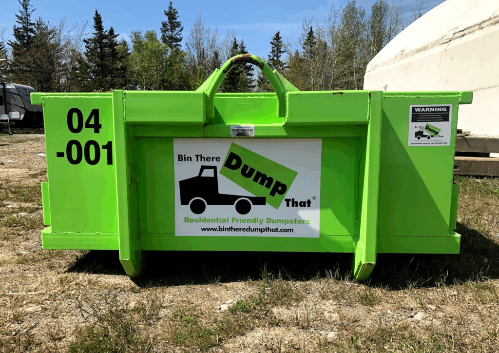Bin rental in Halifax for residential yard waste disposal