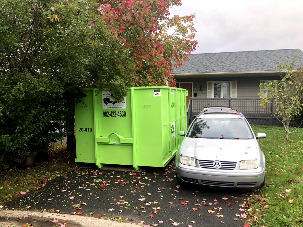 Bin rental in Halifax for residential yard waste disposal