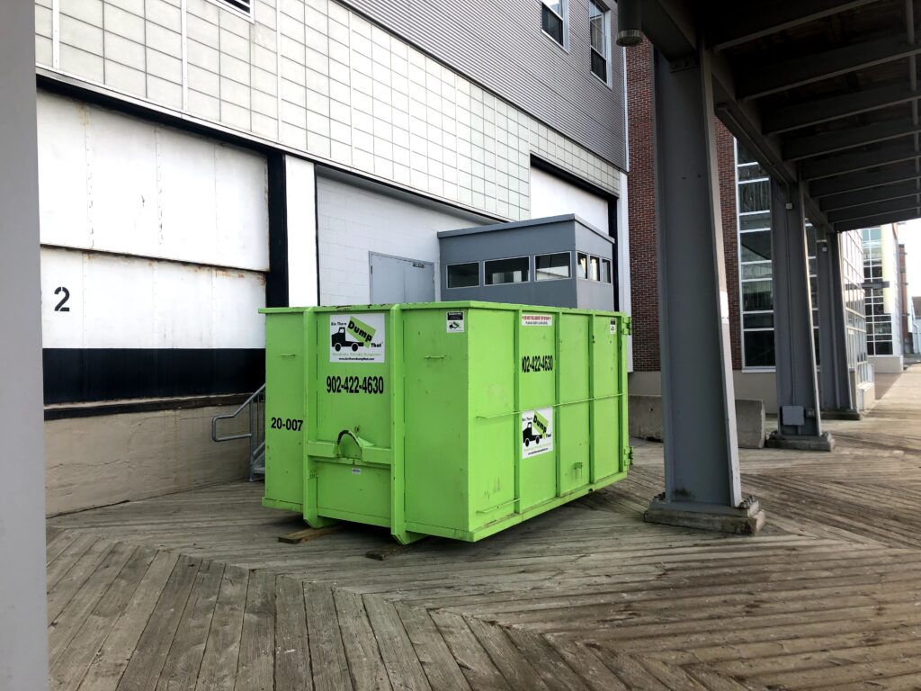 Dumpster rental for residential and commercial construction or demolition projects in Halifax – perfect for renovations, roofing, and contractor cleanups.