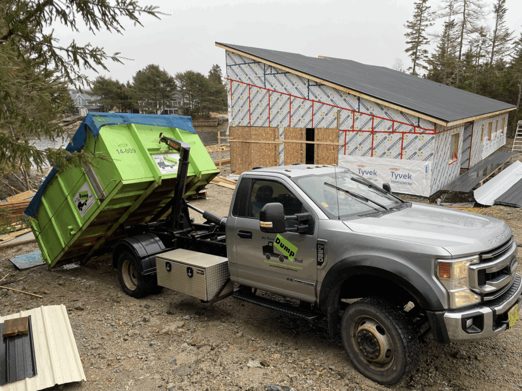 Dumpster rental for residential and commercial construction or demolition projects in Halifax – perfect for renovations, roofing, and contractor cleanups.