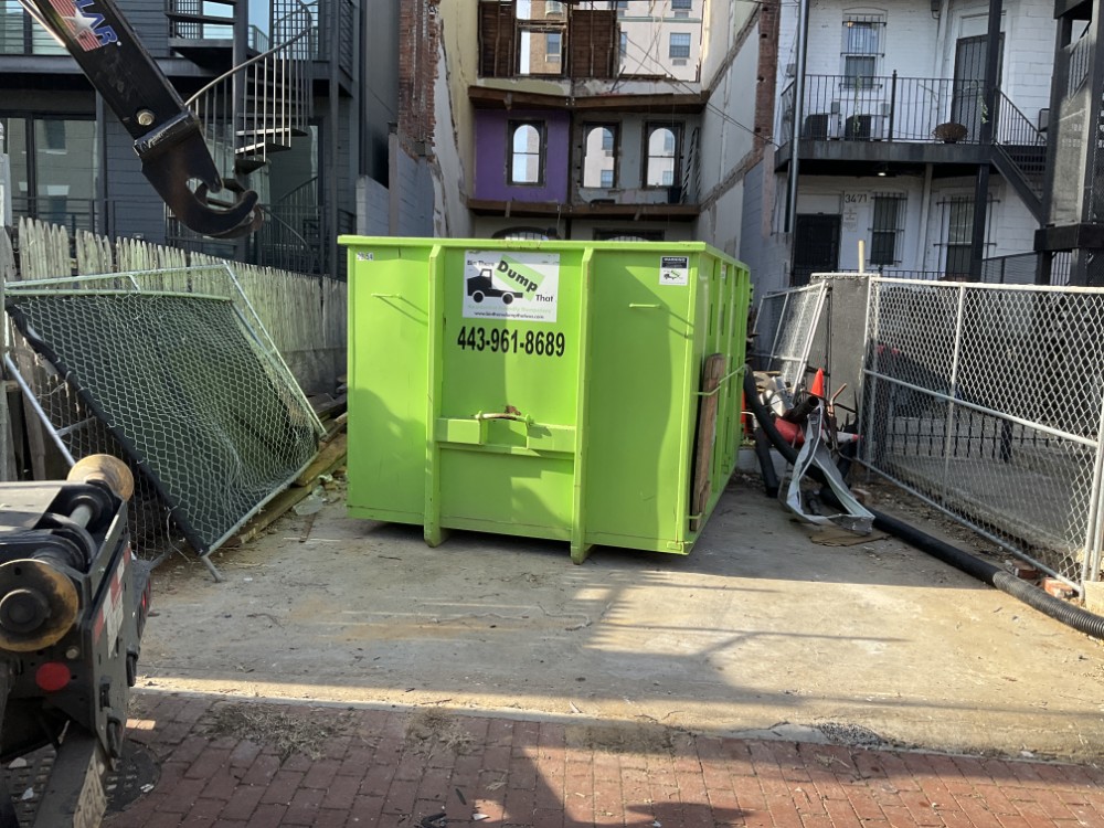 washington dc construction dumpster rental