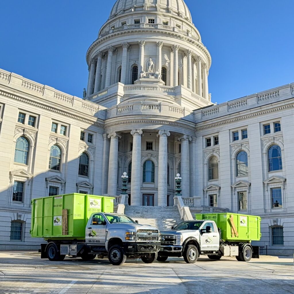 Dumpsters in Madison Capitol