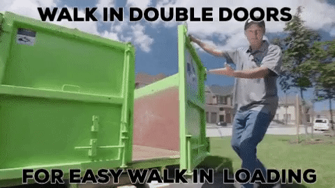 Walk in double doors