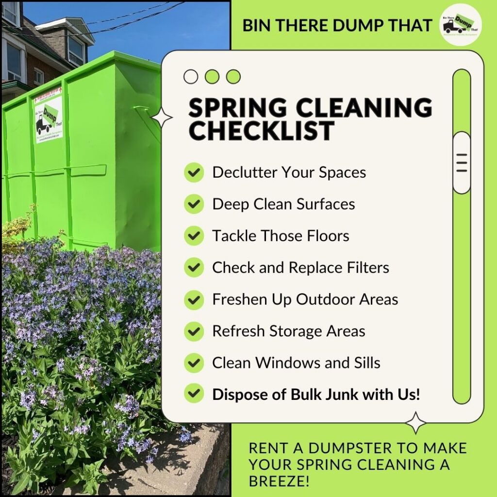 Spring Cleaning Dumpster Rentals